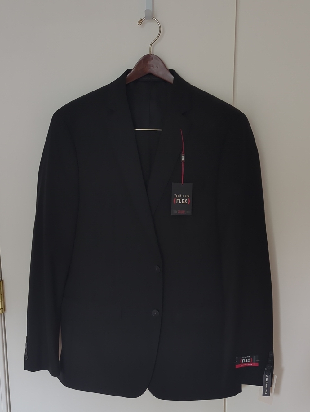 Van Heusen Black Men's Sport Coat - FLEX
